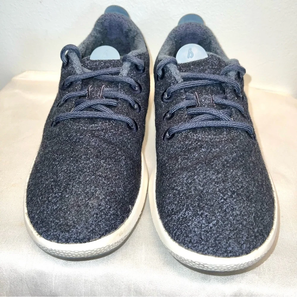 Allbirds Mizzle Navy Blue Mens Sz 9 Running Shoes Athletic Walking Wool Sneakers